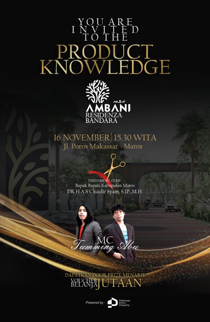 Grand Launching & Product Knowledge Ambani Residenza Bandara